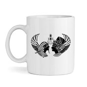 Egyptian High quality ceramic white mug